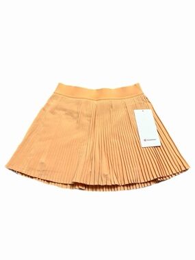 NWT Lululemon Varsity Pleated High-Rise Tennis Skirt 14” (Rock Melon) Size 4